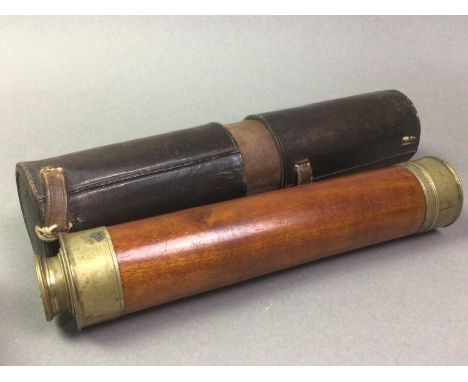 TWO TELESCOPES AND OTHER ITEMS  including binoculars, Pentax camera and a vintage cameraQty: 5