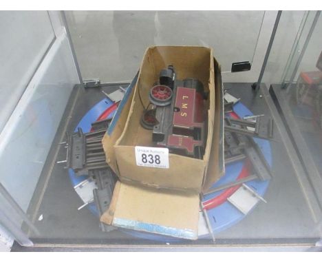 A tinplate model of an LMS engine and some track