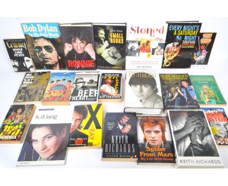 Of musical interest - A collection of 20th Century book biographies to include; Every Night's A Saturday Night, Shout! The Tr