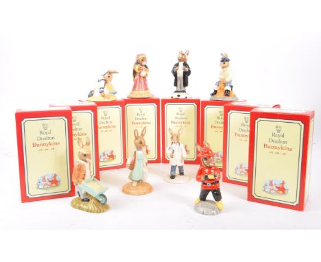 Royal Doulton - Bunnykins - Collection of porcelain china bunny figures / statues. To include, Sailor Bunny 2924, Fortune Tel