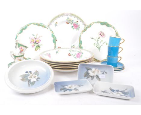 Davenport / Aynsley / Spode - A collection of 19th and 20th Century china porcelain items to include Aynsley cabinet teacups 