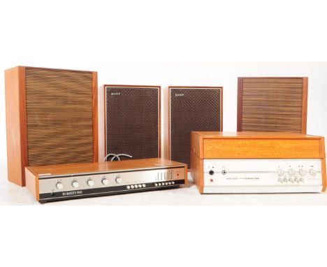 A collection of 20th century audio Hi-Fi music equipment. The collection to include a HMV Model 2404 stereo FM receiver ampli