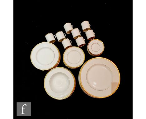 A collection of assorted Royal Worcester Viceroy pattern dinner wares comprising nine 27cm dinner plates, ten 15.5cm side pla