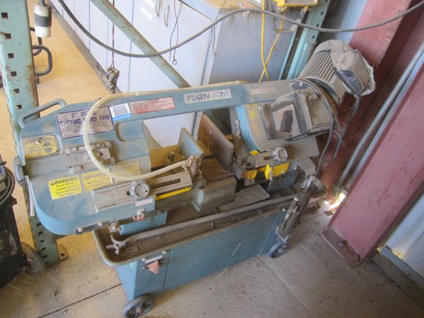 TurnPro Model 01712058 7" Metal Cutting Band Saw , Serial Number