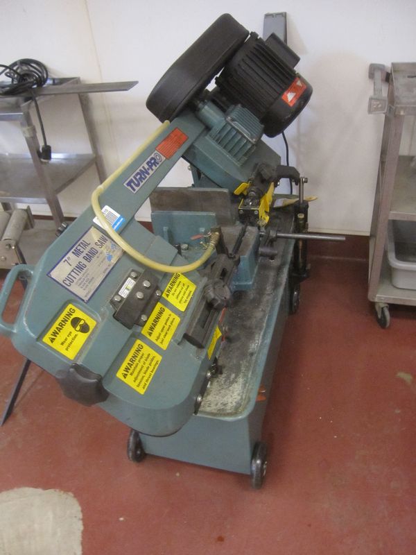 TurnPro Model 01712041 7" Metal Cutting Band Saw , Serial Number