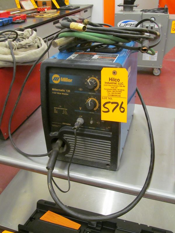 Miller Model Millermatic 135 MIG Welder , with Welding Gun. (Sub