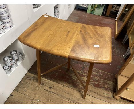 A vintage mid century Ercol extension piece, shipping unavailable 