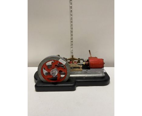 A vintage horizontal steam engine, shipping unavailable 