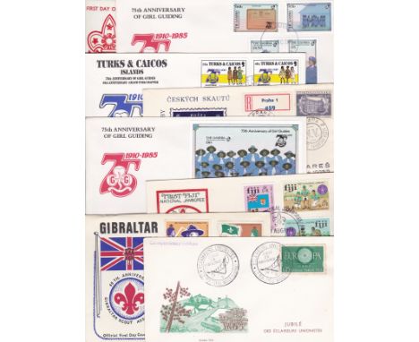 Scouting batch of ten First Day Covers 1968 to 1985 (10)