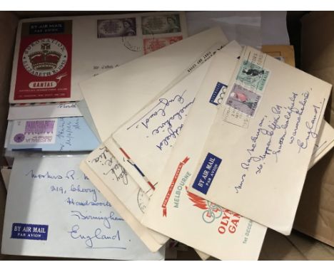 Australia - An accumulation of cover with a good range of First Day Covers, also Aerogrammes, odd Queen Victoria, KGVI covers