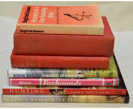 Good collection of fox hunting related books inc 'Memories Of A Fox Hunting Man', 'Bailey's Hunting Dictionary 1954-55, 1950-