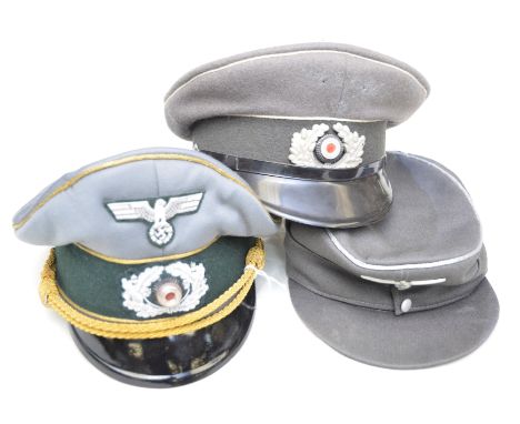 Extra Klasse hat army officers (copy), German style ski cap with badge and a West German peaked cap (3)