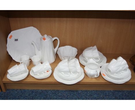 SHELLEY 'DAINTY' TEA AND COFFEE WARES, Rd.272101, to include coffee pot, six coffee cups and saucers, milk jug (a/f), sugar b