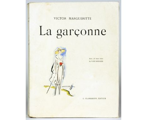 Kees van Dongen - Victor Margueritte. La garçonne. Avec 28 hors texte de Van Dongen. Paris, Ernest Flammarion 1926. Mit 28 Po