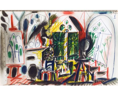 Pablo Picasso. Carnet de la Californie. Mit einer Einführung von Georges Boudaille. Köln, Dumont Schauberg 1960. Mit 25 teils