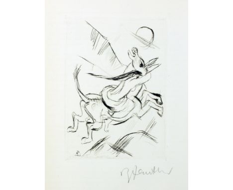 Richard Janthur - Apulejus. Der goldene Esel. Mit Radierungen von R. Janthur. Berlin/Leipzig/Wien/Bern Franz Schneider [1923]