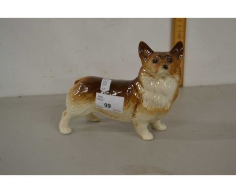 A porcelain model Corgi