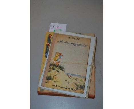 Selection of German juvenile literature viz M Haller "Marias Grosser Reise", 1948 first edition plus Annie Flussner-Vaubel "D