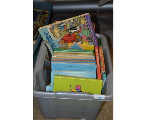 A collection of vintage children's books and annuals, to include: - Enid Blyton - Ladybird - Rupert - Space: 1999 - Star Trek