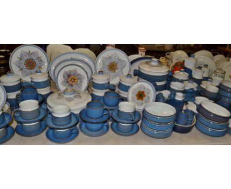 A Denby Chatsworth pattern dinner and tea service (qty)