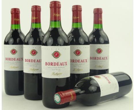 6 bottles of Bordeaux Fontagnac wine