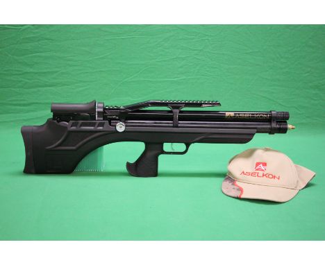 INTERARMS MX7S ALL WEATHER STOCK .177 CALIBRE PCP "BULL-PUP" AIR RIFLE WITH 2 X 14 SHOT ROTARY MAGAZINES, FILL ADAPTOR, INSTR