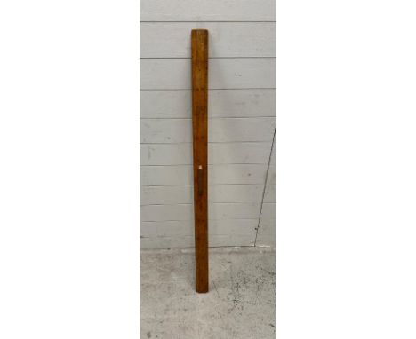 A vintage architect's ruler 