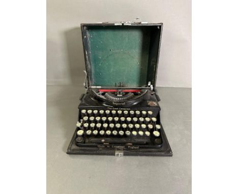 A vintage Imperial typewriter 