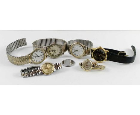 Six wristwatches to include Sekonda, Timex and others