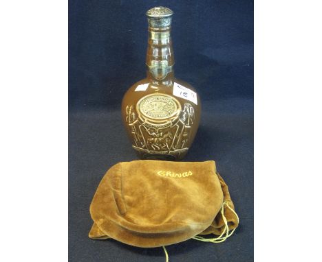 Chivas Royal Salute 21 years old blended Scotch whisky in ceramic flask and Royal Salute fabric pouch. (B.P. 24% incl. VAT) 