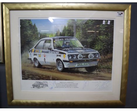 Motorsport interest, after K.W Davies,  'Boreham's Apprentice', Ari Vatanen and Peter Bryant 1976 Texaco tour of Britain in w