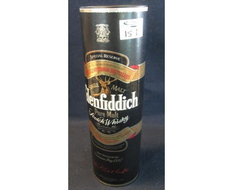 Special Reserve the Glenfiddich distillery pure single malt Scotch whisky in tubular box. (B.P. 24% incl. VAT) 
