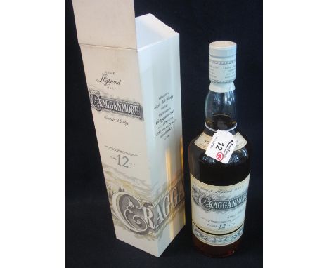 Four bottles of Cragganmore 12 year old Scotch whisky in original boxes. (4)(B.P. 24% incl. VAT) 