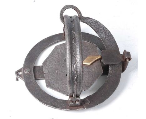 * An early 20th century Sidebotham's steel pole trap, having 5 1/2" domed jaws.Condition report: From ‘A Broad Collection fro
