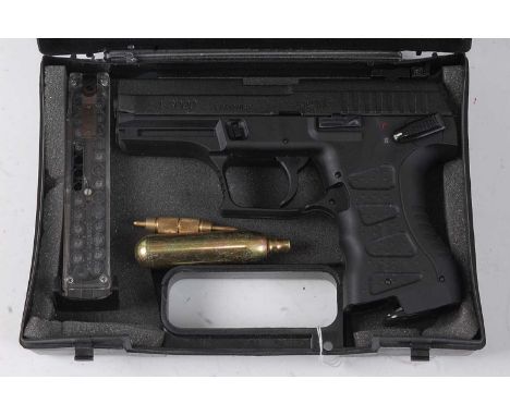 * A Skif A-3000 .177 air pistol, serial no. C215942, 18cm, cased.Condition report: From ‘A Broad Collection from a lifetime b