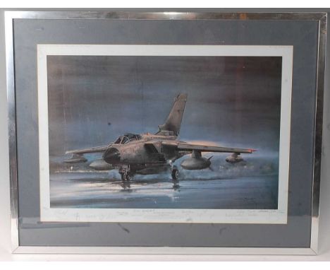 Michael Rondot, (20th century), In The Air Tonight, limited edition print no.129/500, signed by the artist with various other