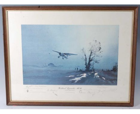 After Denis Pannett, (1939-2019), Westland Lysander Mk III "Night Operations", limited edition print no. 718/850, signed in p