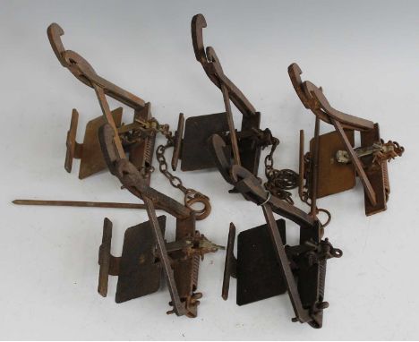 * A collection of ten 'Imbra' traps, to include two Mk I examples circa 1952, and eight Mk II examples circa 1957 (10)Conditi