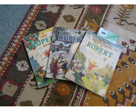 Early Rupert books 1945, 1947 & 1949, Condition - Some light wear to covers