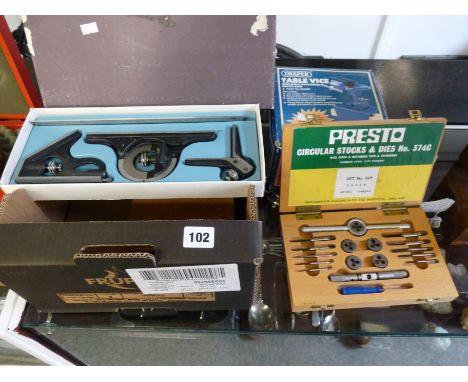 Collection of assorted Stocks & Dies and assorted tools