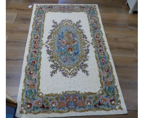 Hand knotted woollen carpet