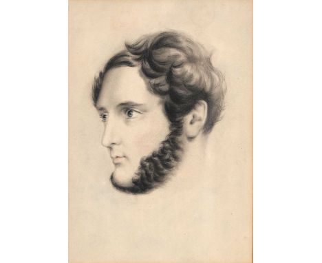 William Mulready R.A. (Irish, 1786-1863), portrait of John Mulready, the artist's son when he was 27, titled and dated 1836 v