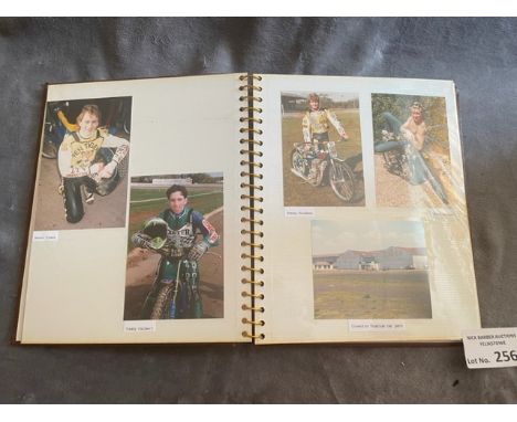 Speedway : Photo album of colour pics - rider & team mostly 1980s (47) inc Moran, Coventry, Poole etc
