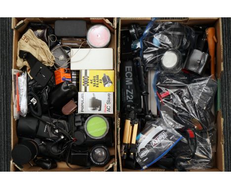 A Selection of Various Accessories, including Weston light meters, filters and more (a lot)