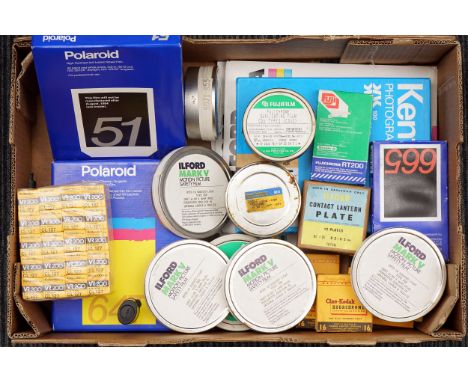 A Good Selection of Various Film, including Kodak Kodacolor VR200 (20), Ilford Mark V Motion Picture Safety Film (4), Polaroi