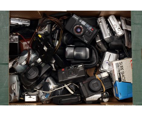 A Selection of Various Compact Cameras, including Leica Mini, Olympus MJU I, Canon AF35M and more (a lot)