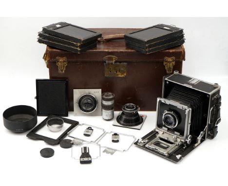 A MPP VII Micro Technical Large Format Camera, with Schneider Symmar f/5.6 135mm, Angulon f/6.8 90mm and Graflex Optar f/4.5 