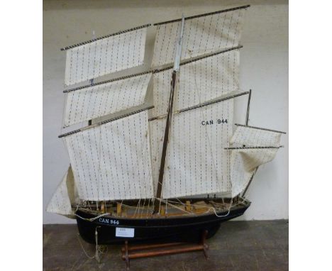 A model yacht 
