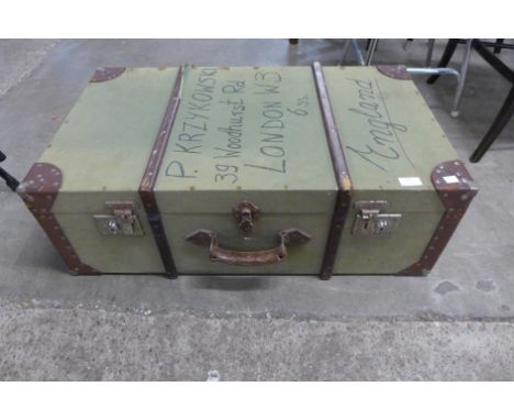 A vintage suitcase 