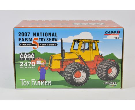 Ertl 1/32 Toy Farmer NFTS 2007 Case 2470 Traction King Tractor. M in E box.